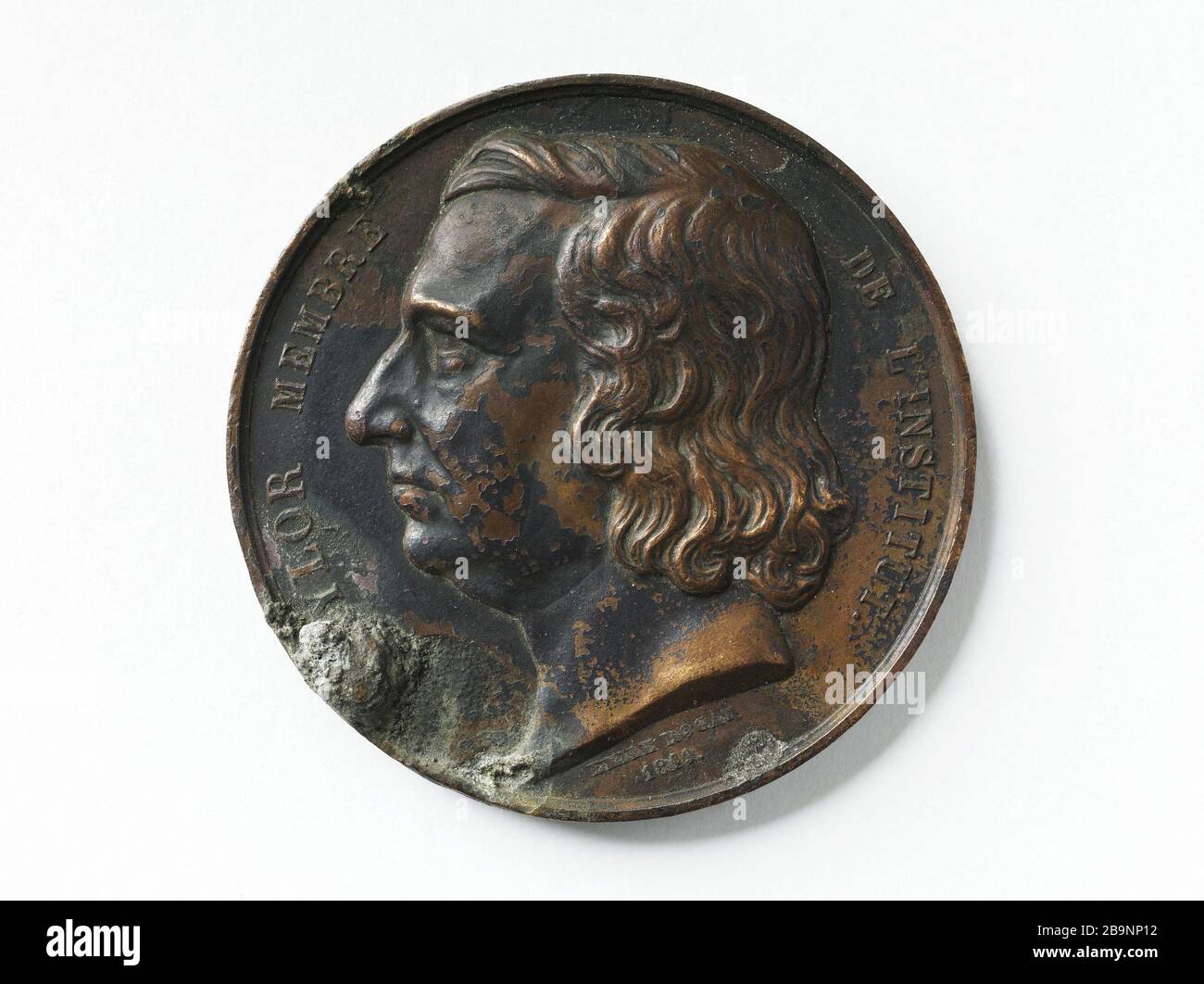 Isidore Justin Severin Taylor sagte Baron Taylor (1789-1879), Dramatiker, Vorläufer der romantischen Bewegung, französischer Kunstmann und Philanthrop 1849. Emile Rogat (1770-1852). Isidore Justin Séverin Taylor, dit le Baron Taylor (1789-1879), auteur dramatique, précurseur du mouvement romantique, homme d'Art et philanthrope français, 1849. . 1849. Paris, musée Carnavalet. Stockfoto