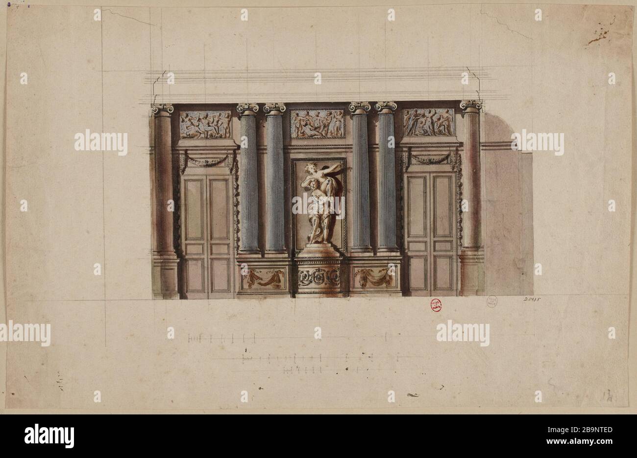 Innenausbau für das Palais Royal. Stockfoto