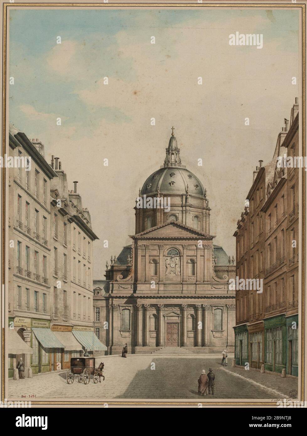 Place de la Sorbonne. Stockfoto