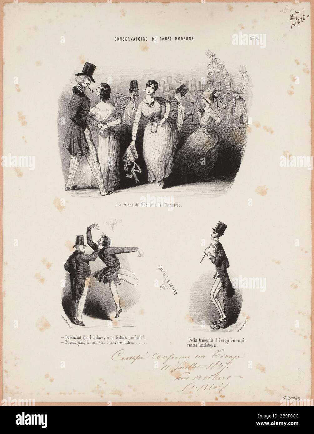 Wintergarten des modernen Tanzes / Nr. 8 / Queens Mabille im Cottage [...] Stockfoto