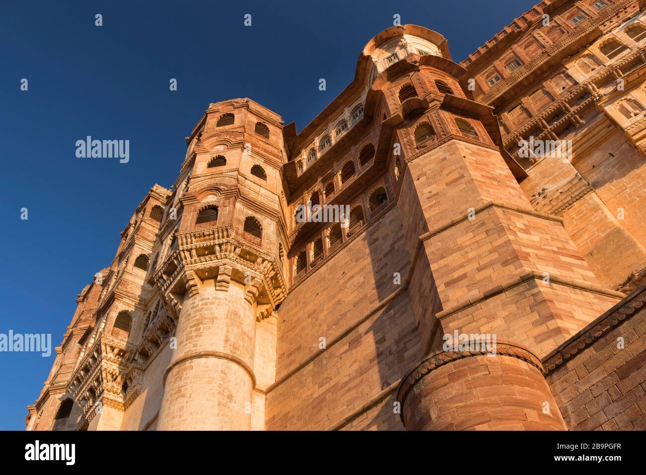 Mehrangarh Fort Jodhpur Rajasthan Indien Stockfoto