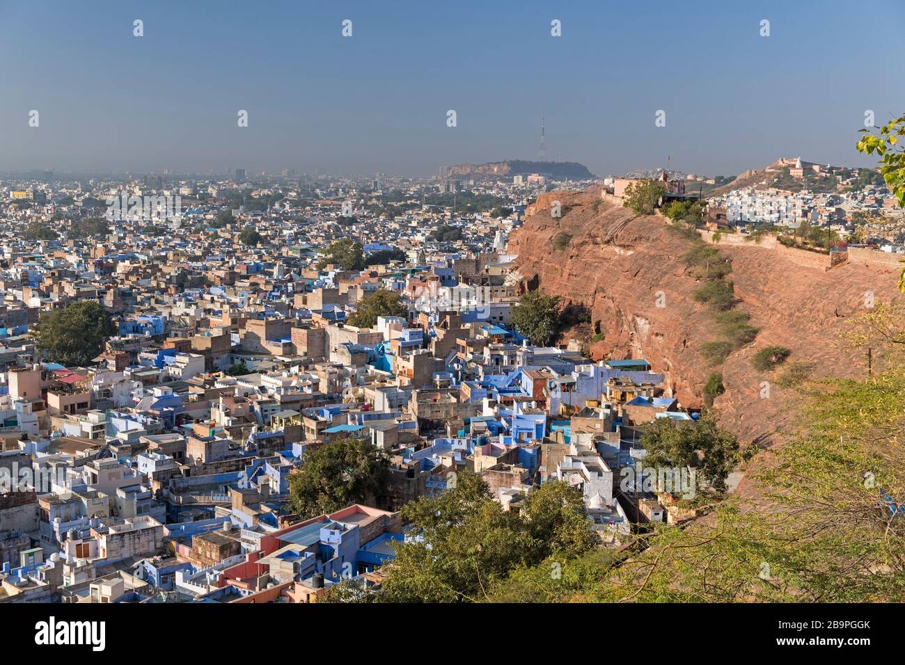 Blick auf die Stadt Jodhpur Rajasthan Indien Stockfoto