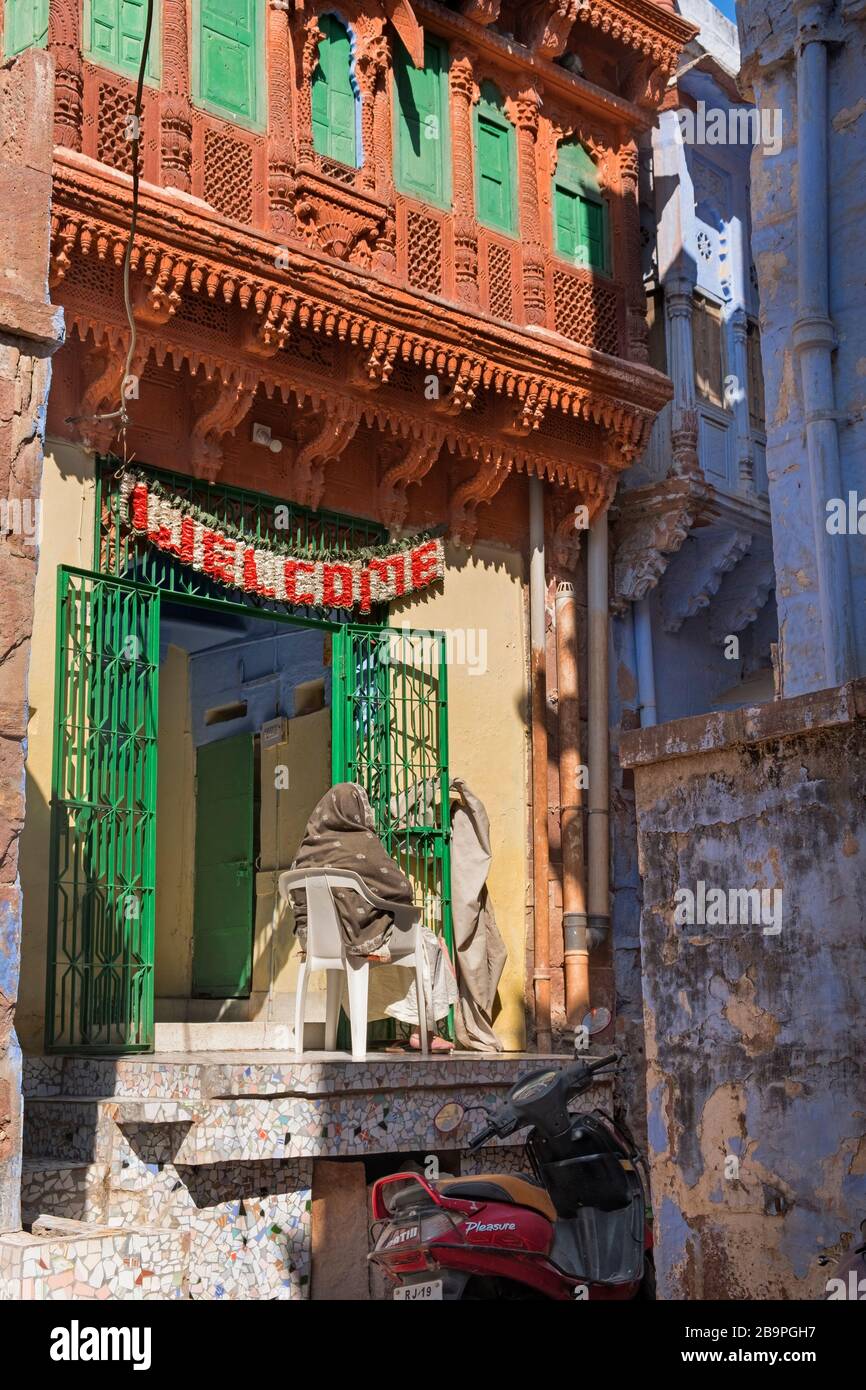 Old City Jodhpur Rajasthan Indien Stockfoto