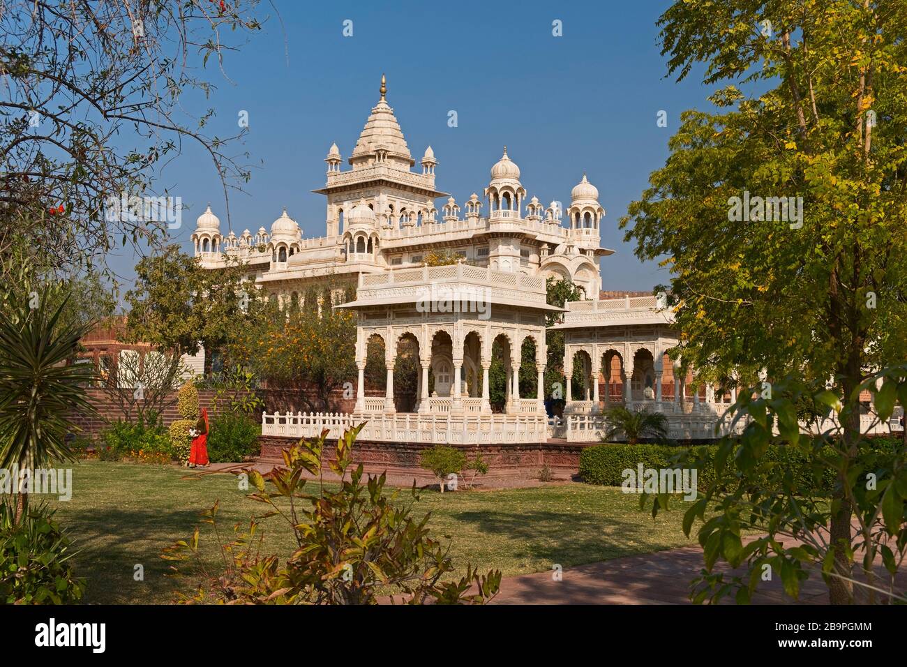 Jaswant Thada Jodhpur Rajasthan Indien Stockfoto