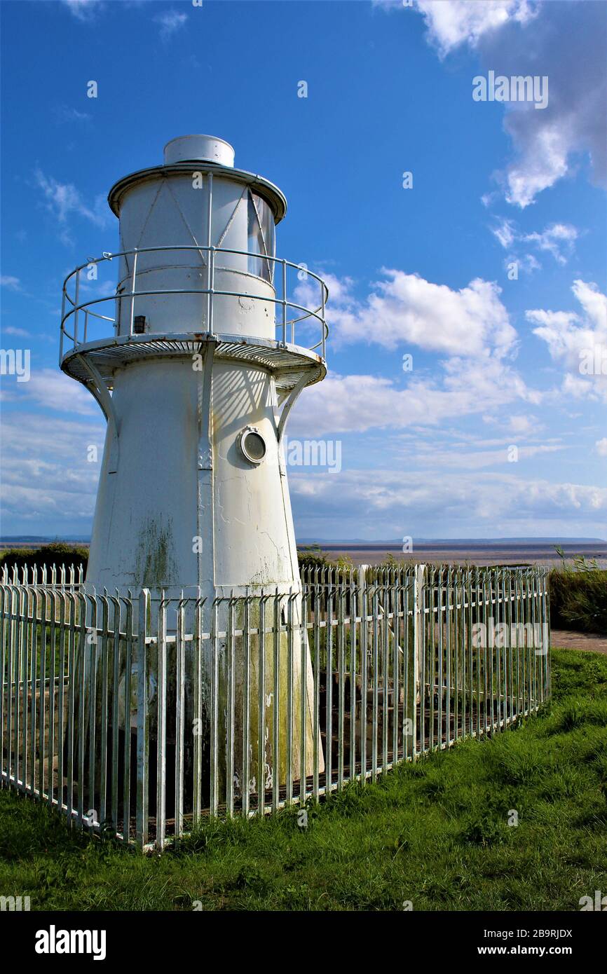 Leuchtturm Nahaufnahme Stockfoto