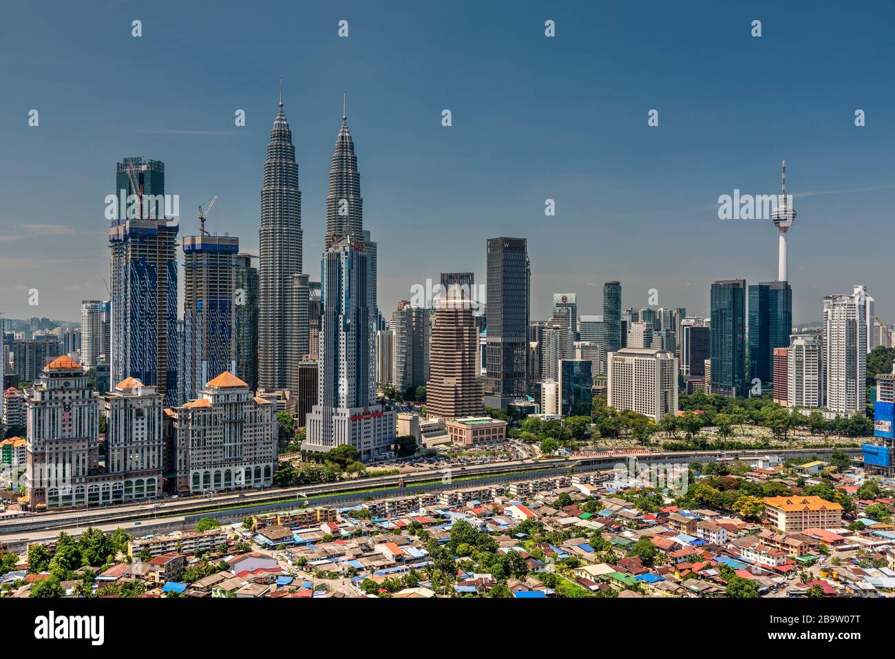Skyline der Stadt, Kuala Lumpur, Malaysia Stockfoto