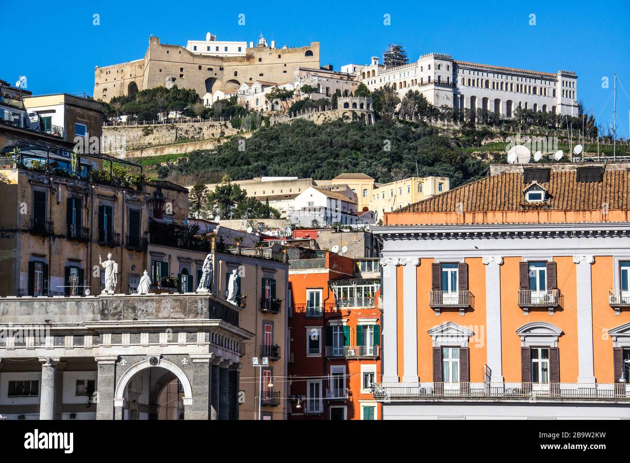 Certosa e museo di San Martino und Castel Sant'Elmo, Neapel, Italien Stockfoto
