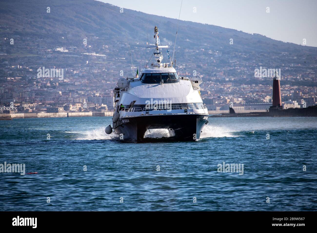 SNAV Fähre nach Capri, Neapel, Italien Stockfotografie - Alamy