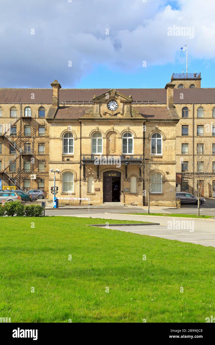 Samuel Fox Steel and Iron Works Reception Building at Liberty Steel, Stocksbridge, Sheffield, South Yorkshire, England, Großbritannien. Stockfoto