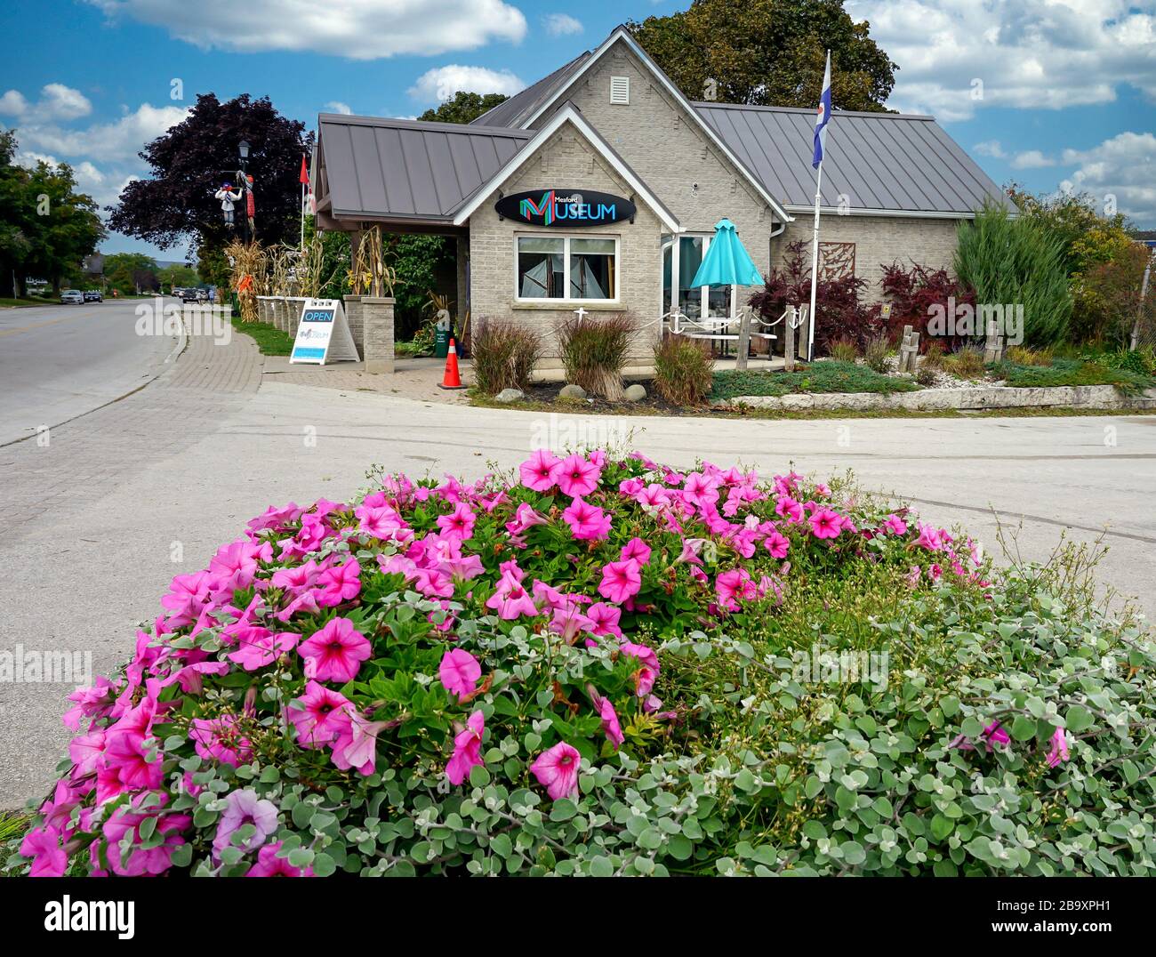 Museum am Hafen und am Wasser von Meaford, Ontario, Kanada, Nordamerika Stockfoto