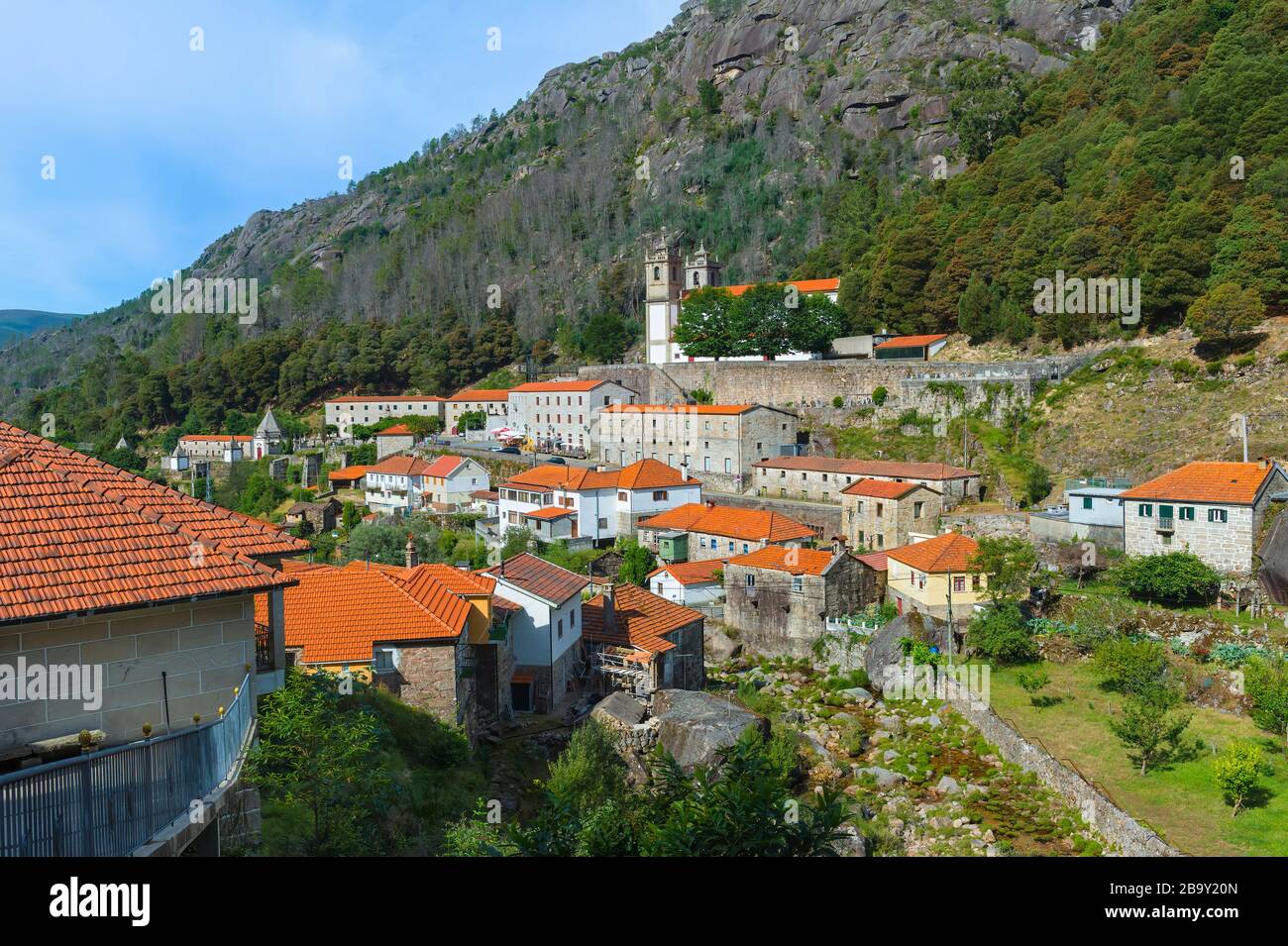 Nossa Senhora da Peneda Sanctuary, Peneda Geres National Park, Gaviera, Provinz Minho, Portugal Stockfoto