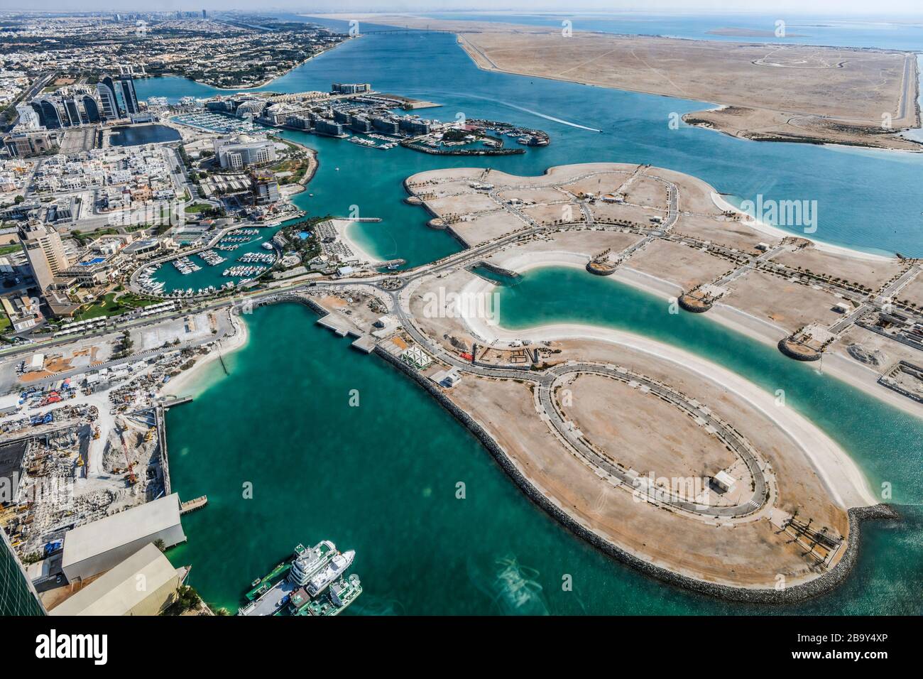 Vereinigte Arabische Emirate. Abu Dhabi. Stockfoto