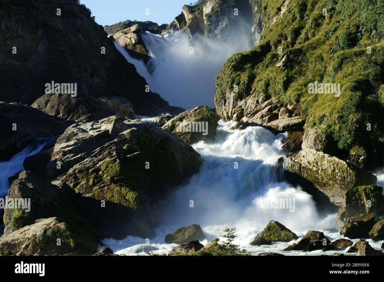 Wasserfälle Rio Ibanez, Patagonien, Chile Stockfoto