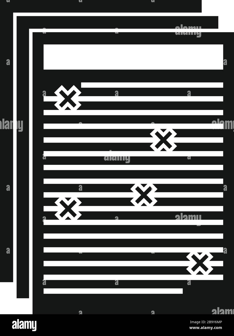 Symbol für Business-Editor. Einfache Abbildung des Vektorsymbols für Business-Editor für Web-Design isoliert auf weißem Hintergrund Stock Vektor