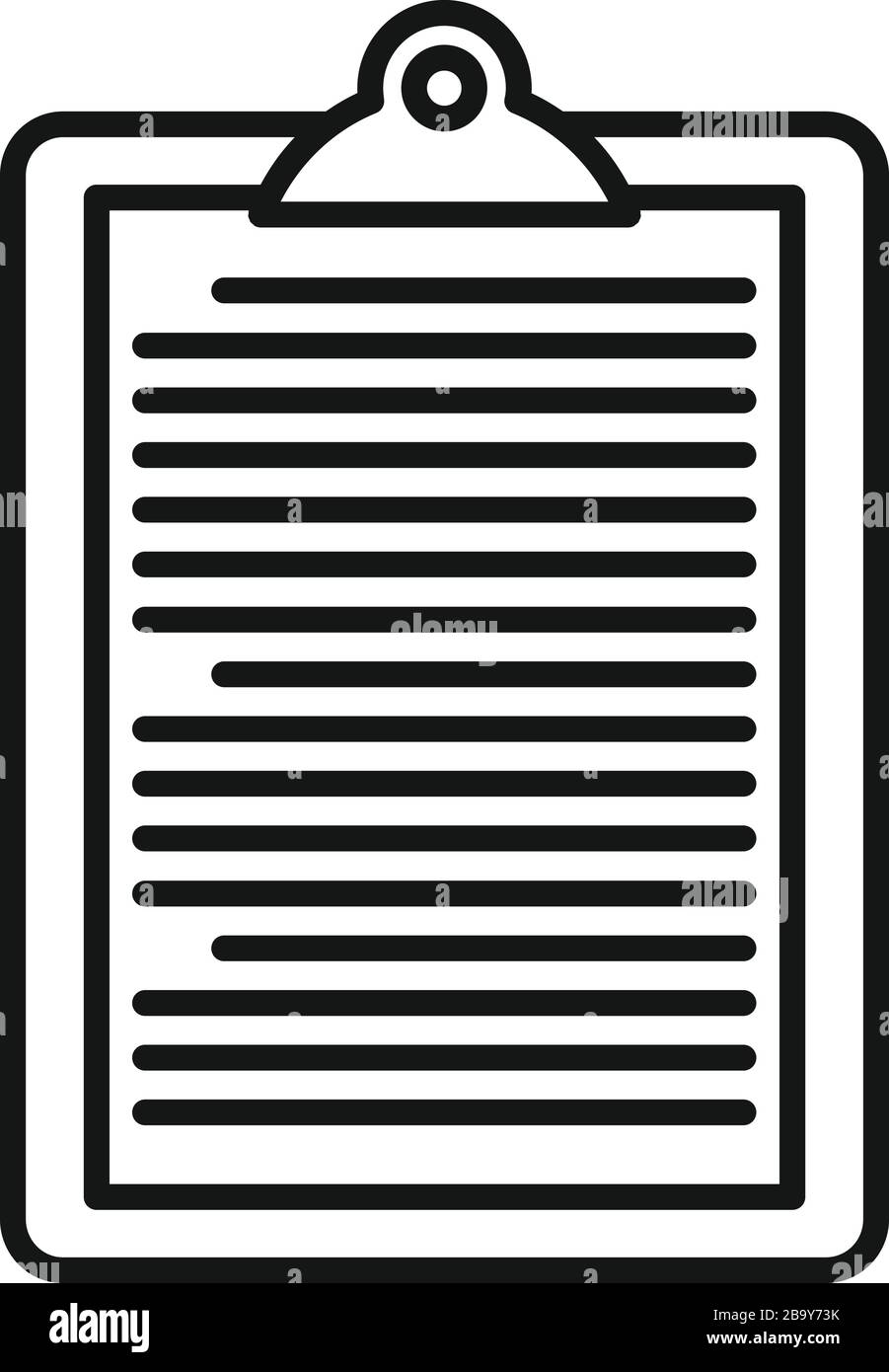 Symbol für Business-Editor. Outline Business Editor Vektorsymbol für Webdesign isoliert auf weißem Hintergrund Stock Vektor