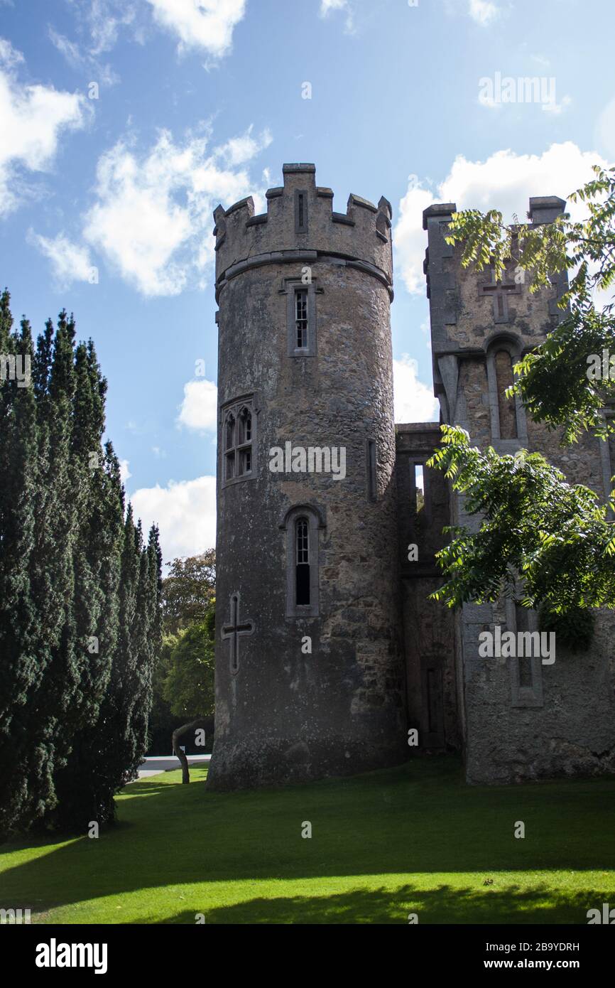Schloss in Howth, Irland Stockfoto