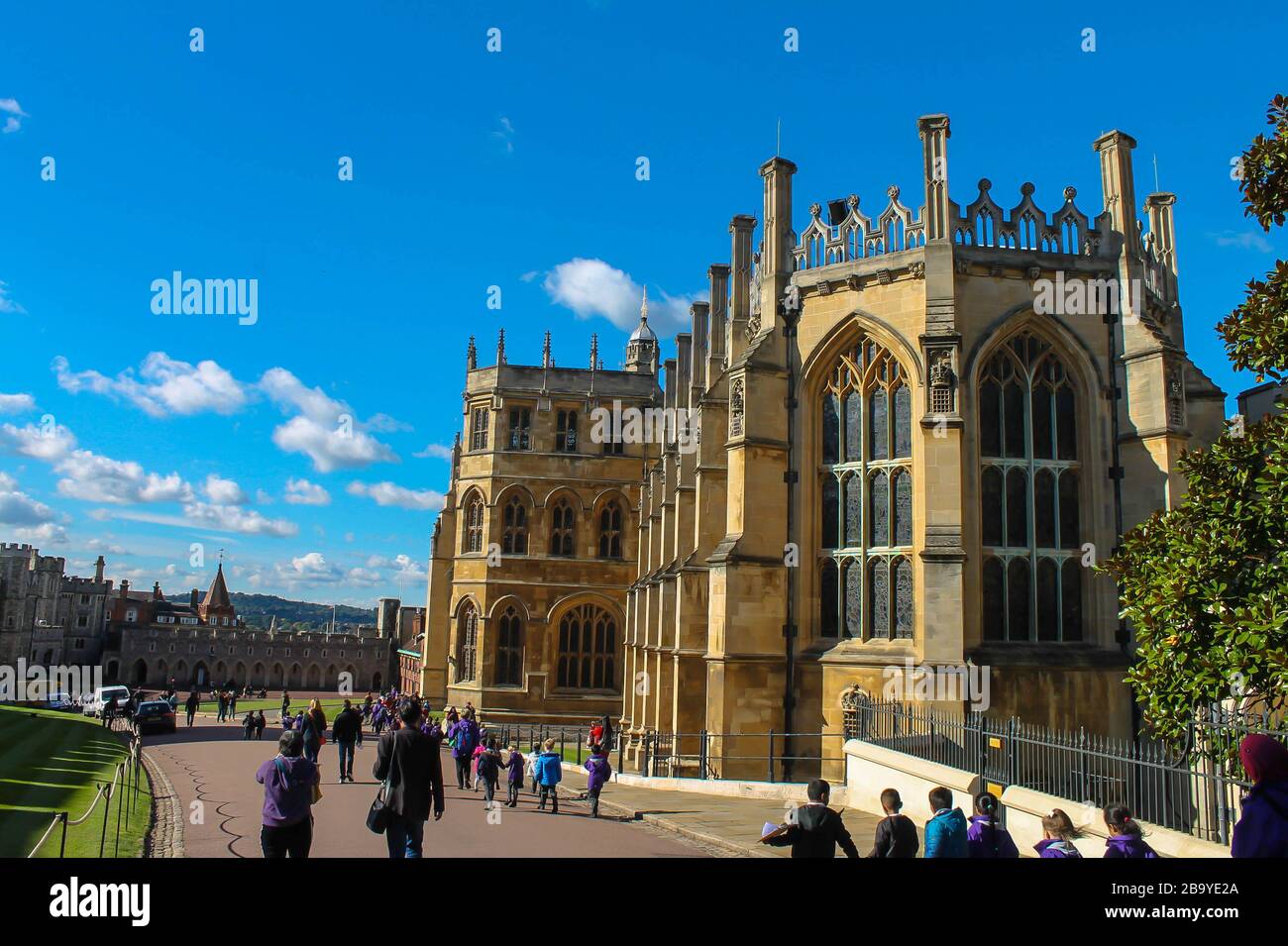 St. George's Chapel, Windsor Castle, Großbritannien Stockfoto