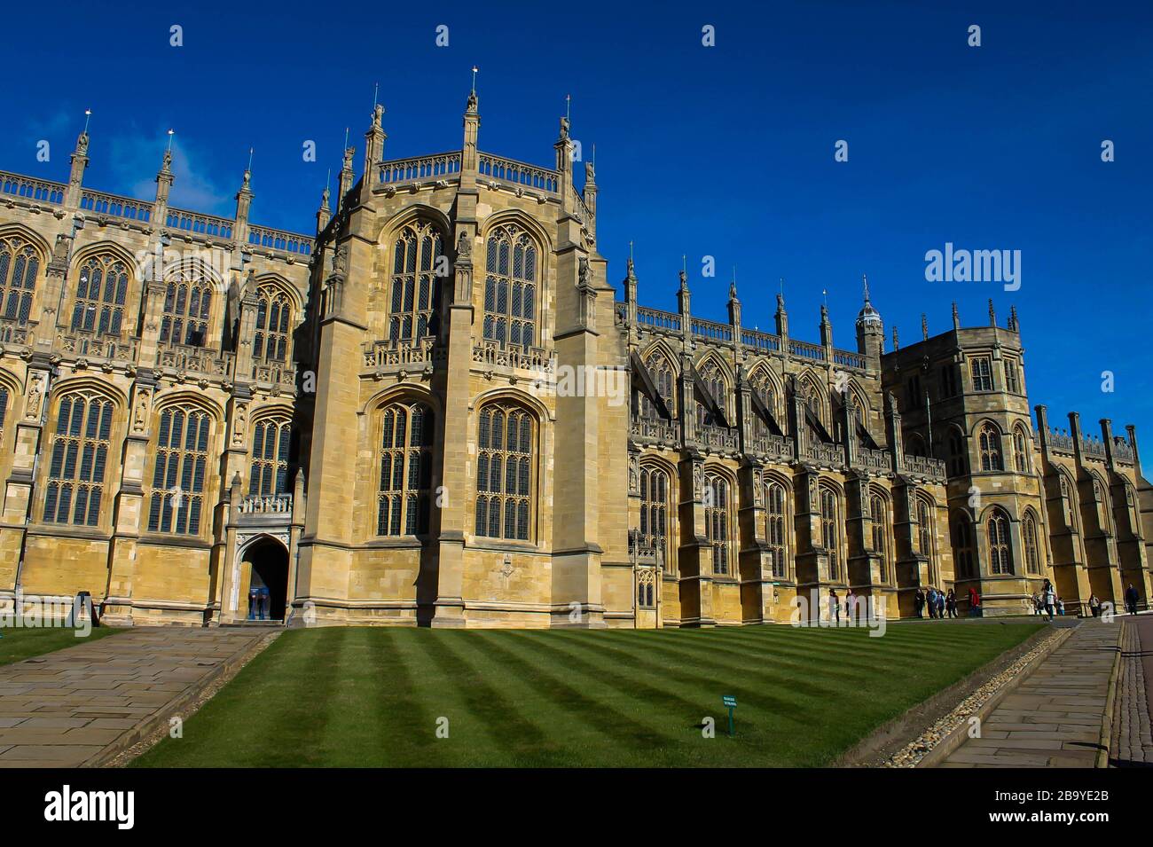 St. George's Chapel, Windsor Castle, Großbritannien Stockfoto