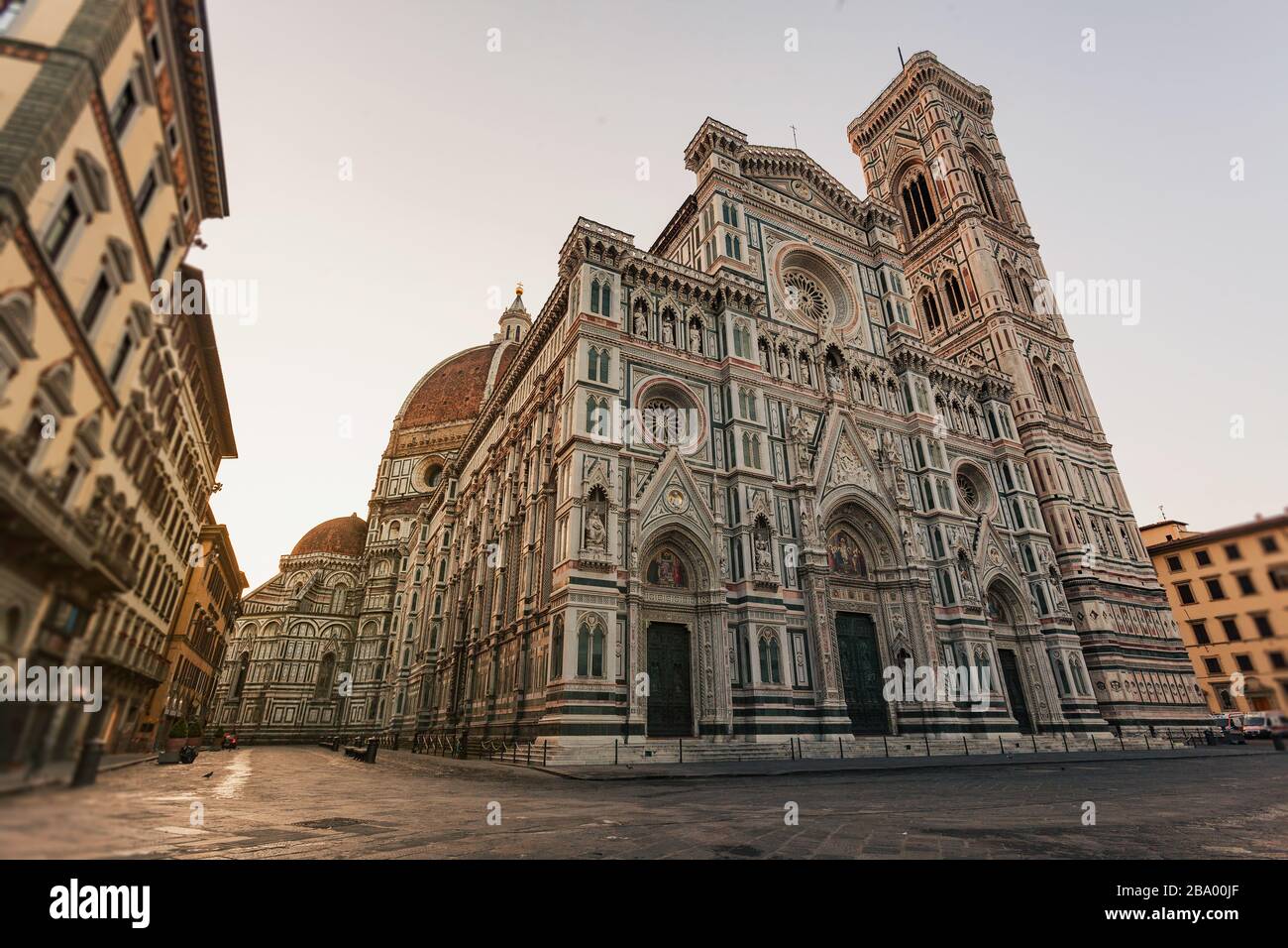 Dom, Dom von Florenz, Marienkathedrale der Blume, Architektur der italienischen Renaissance Stockfoto