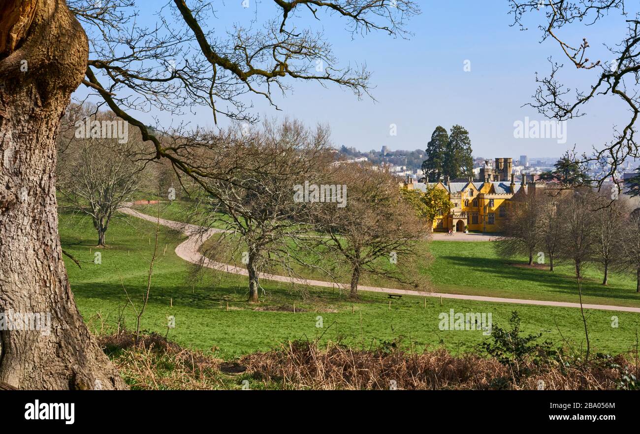 Ashton Hof Villa außerhalb von Bristol UK ehemaliger Sitz des Smyth Familie und jetzt im Besitz von Bristol City Council Stockfoto