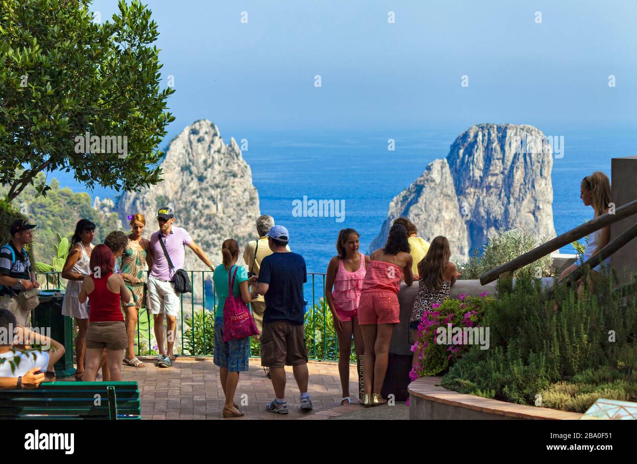 Capri Insel, Neapel, Kampanien, Italien, Europa. Stockfoto