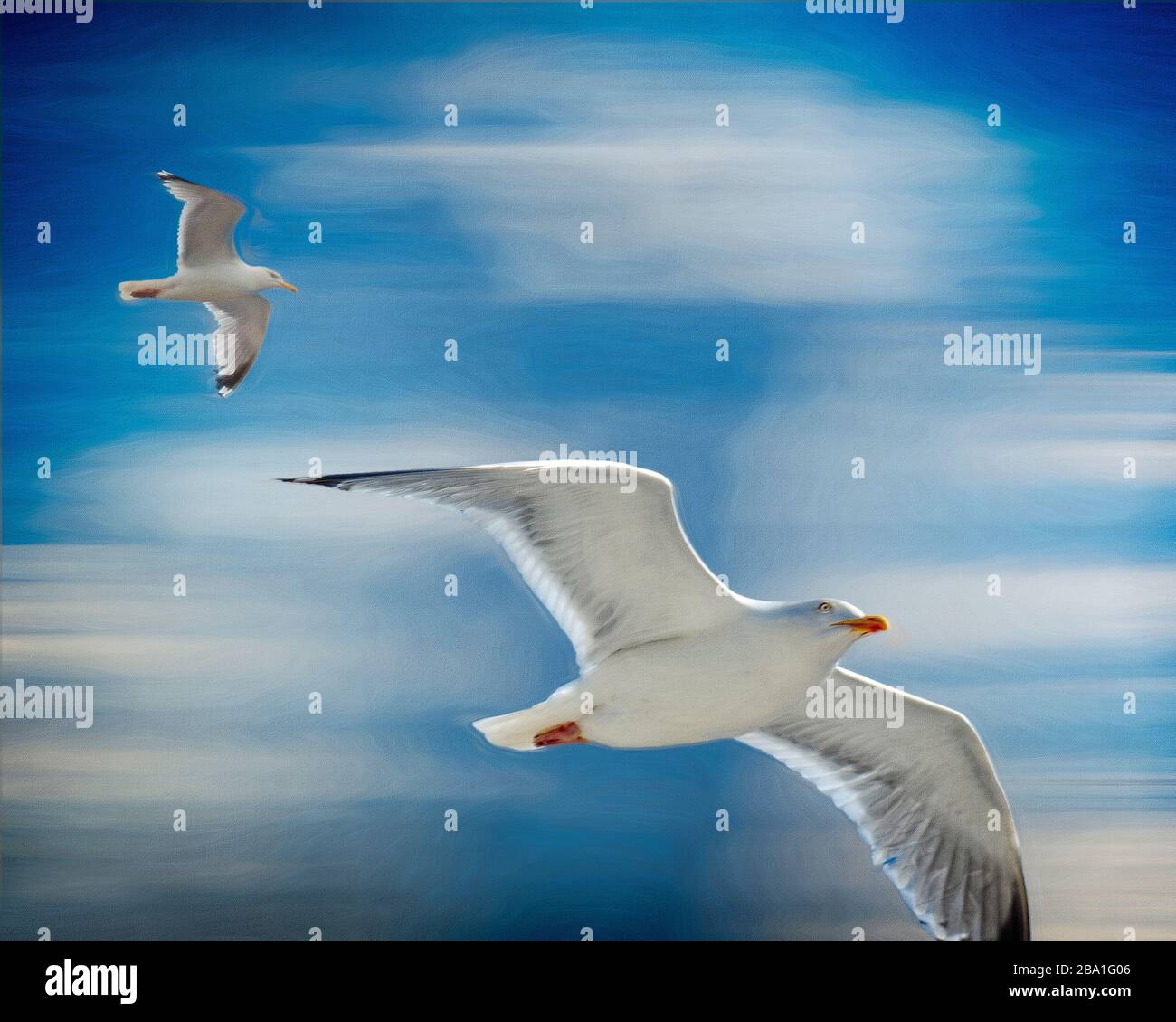 DIGITALE KUNST: Flight of Fancy Stockfoto