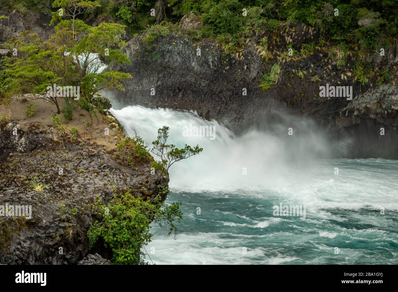 Petrohue Rapids Stockfoto