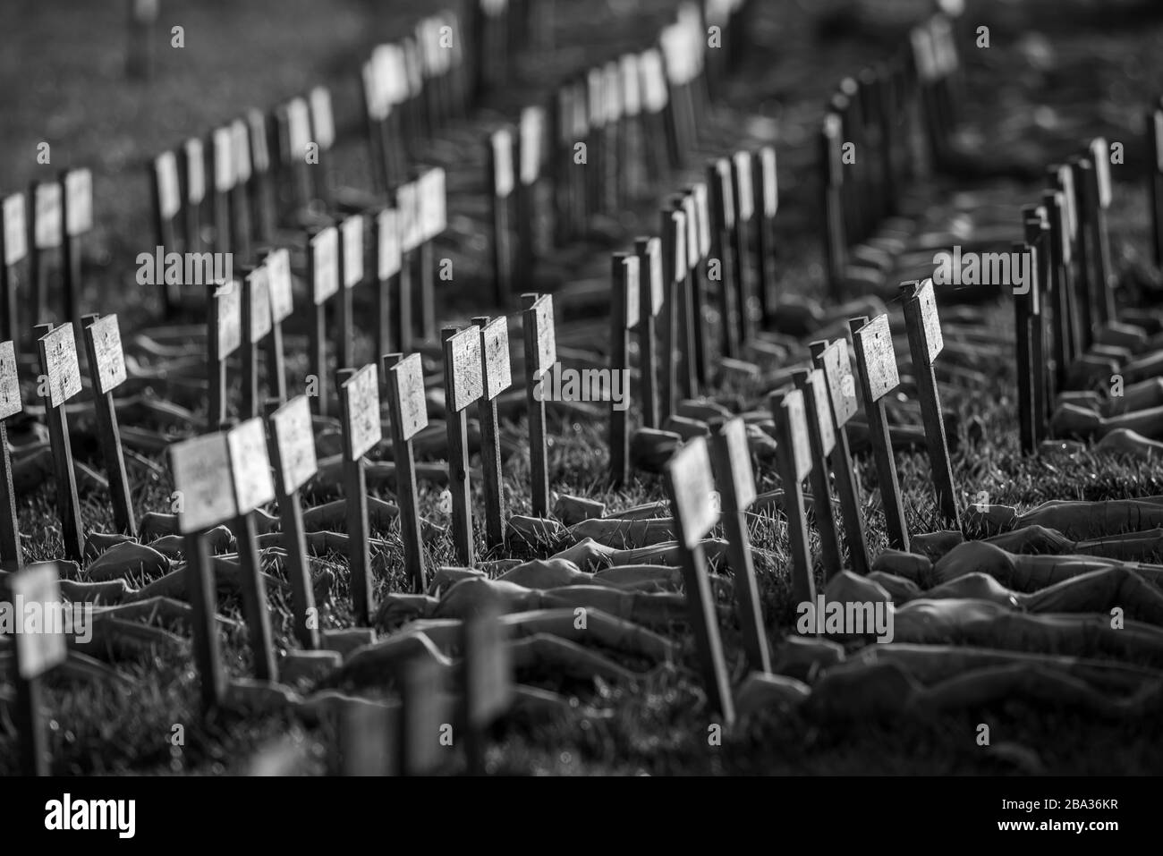 Die Somme, der Olympiapark. Erstellt von Künstler Rob Heard Stockfoto