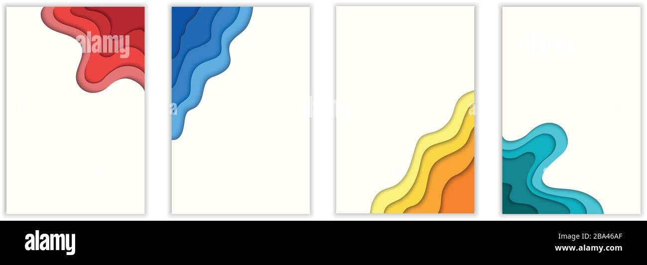 Legen Sie fest, ob die Form des Papiers 3D-abstraktes Banner, Poster und Geschenkgutschein-Konzept Vektorgrafiken für Websites geschnitten werden. Designlayout für Business-Präsentation, fl Stock Vektor