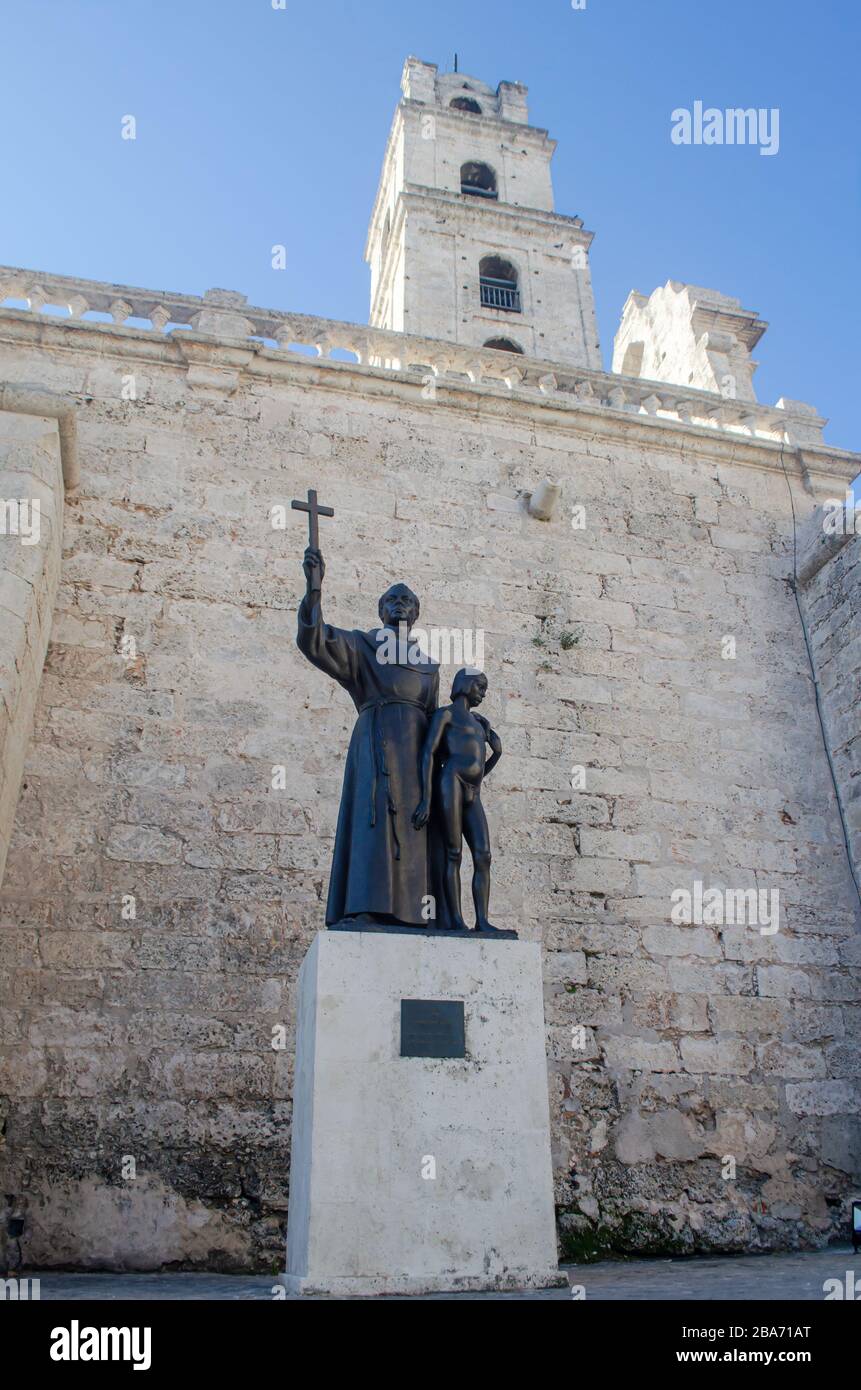 Szene auf der Plaza de San Francisco de Asis in La Havanna Stockfoto