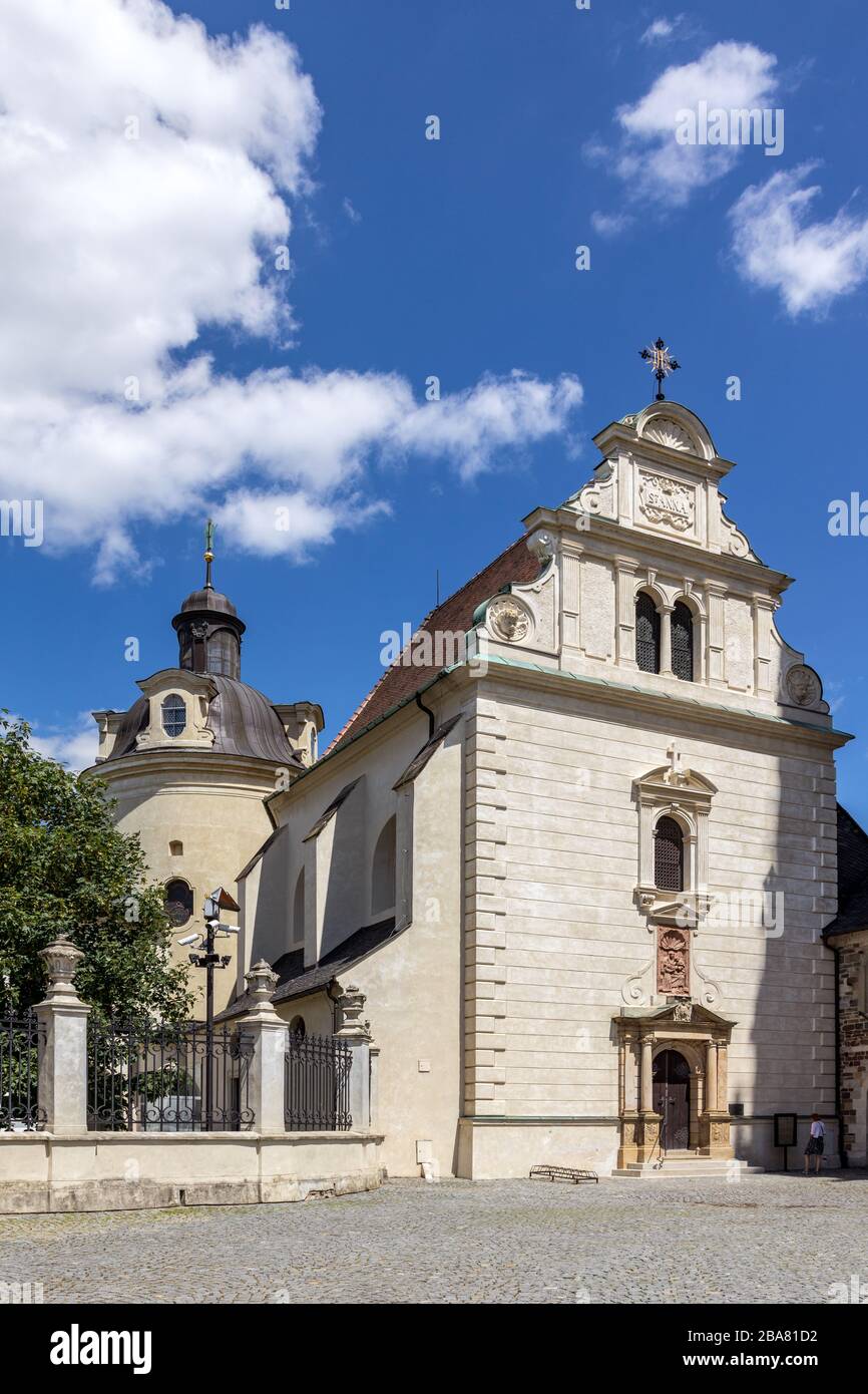 St. Anna Kirche, Burganlage, Olomouc, Tschechien / Kostel sv. Anny, Přemyslovský palác, Olomouc, Česká republika Stockfoto