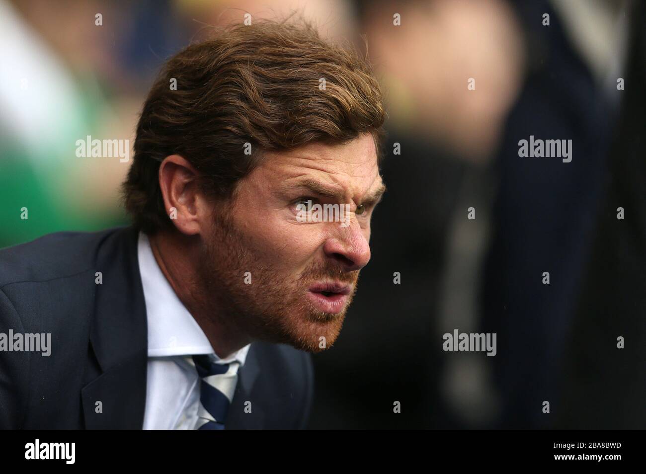 Tottenham Hotspur-Manager Andre Villas-Boas trauert vor dem Spiel Stockfoto