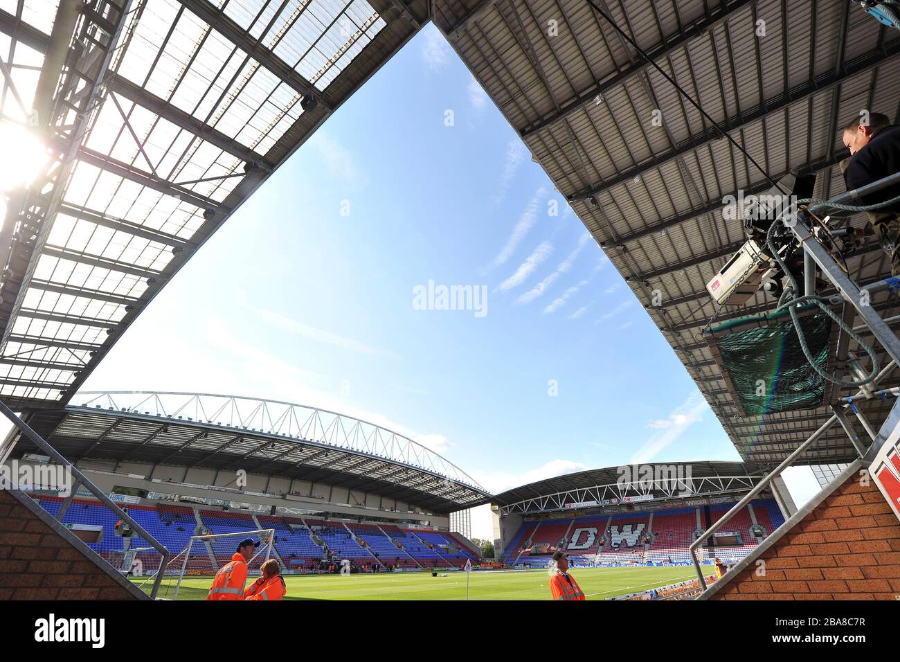Allgemeiner Blick auf das DW-Stadion Stockfoto