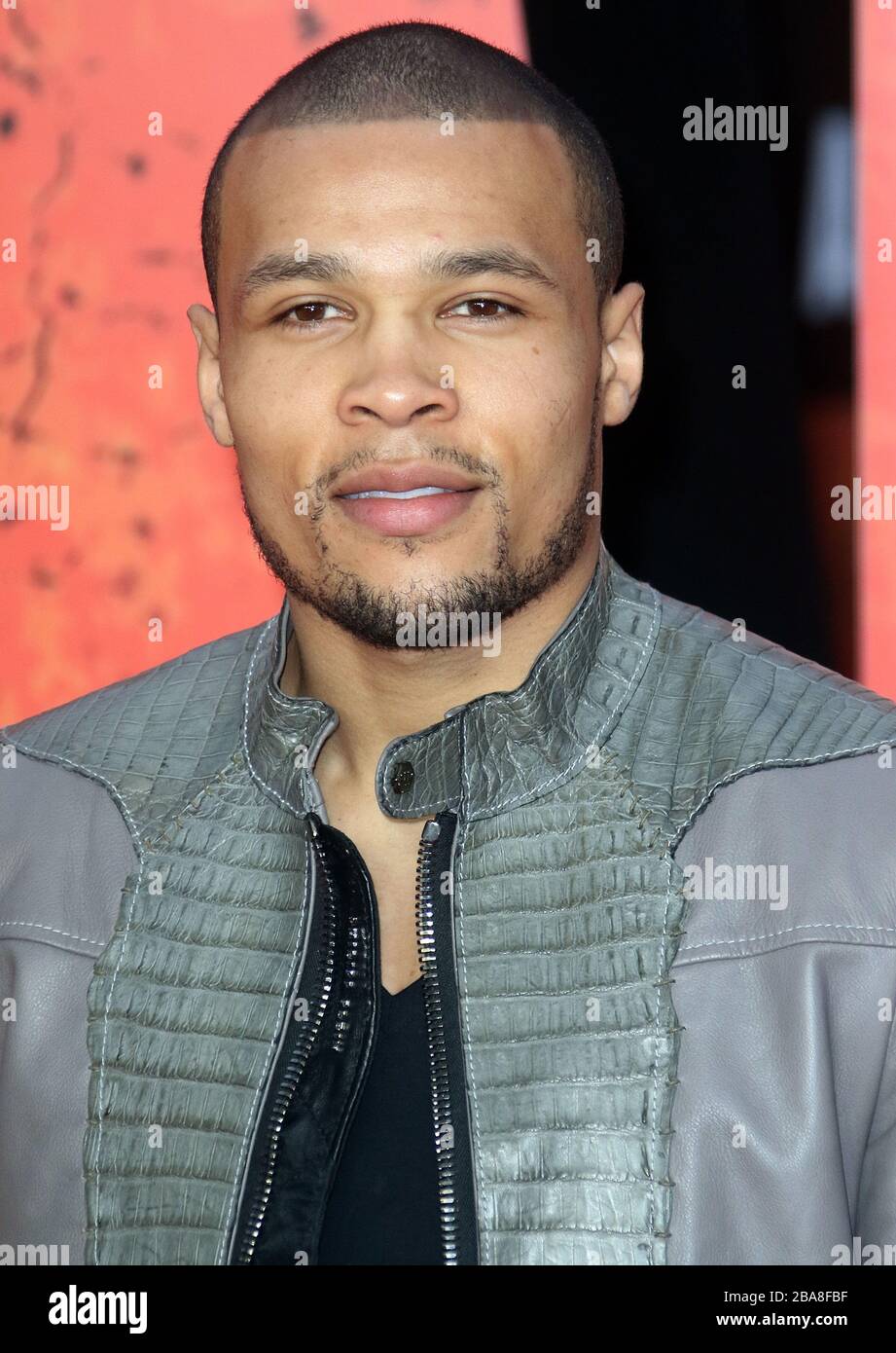 April 2018 - London, England, Großbritannien - Rampage European Premiere, Cineworld Leicester Square Photo Shows: Chris Eubank Jr Stockfoto