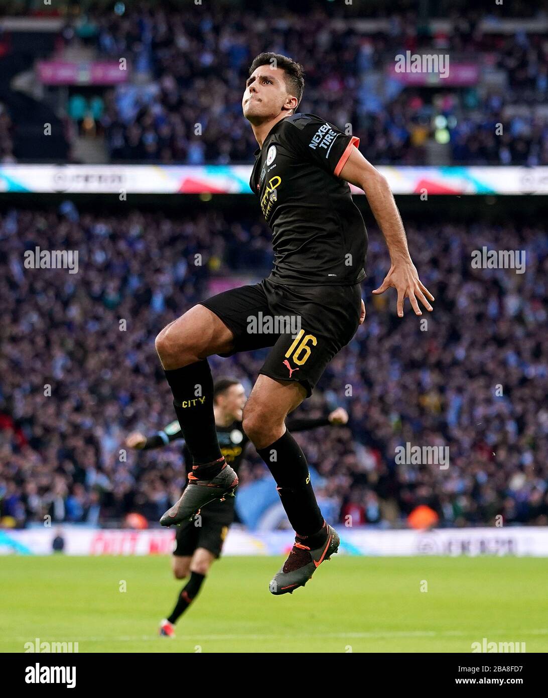 Rodri Von Manchester City Feiert Das Zweite Tor Seiner Seite Stockfotografie Alamy