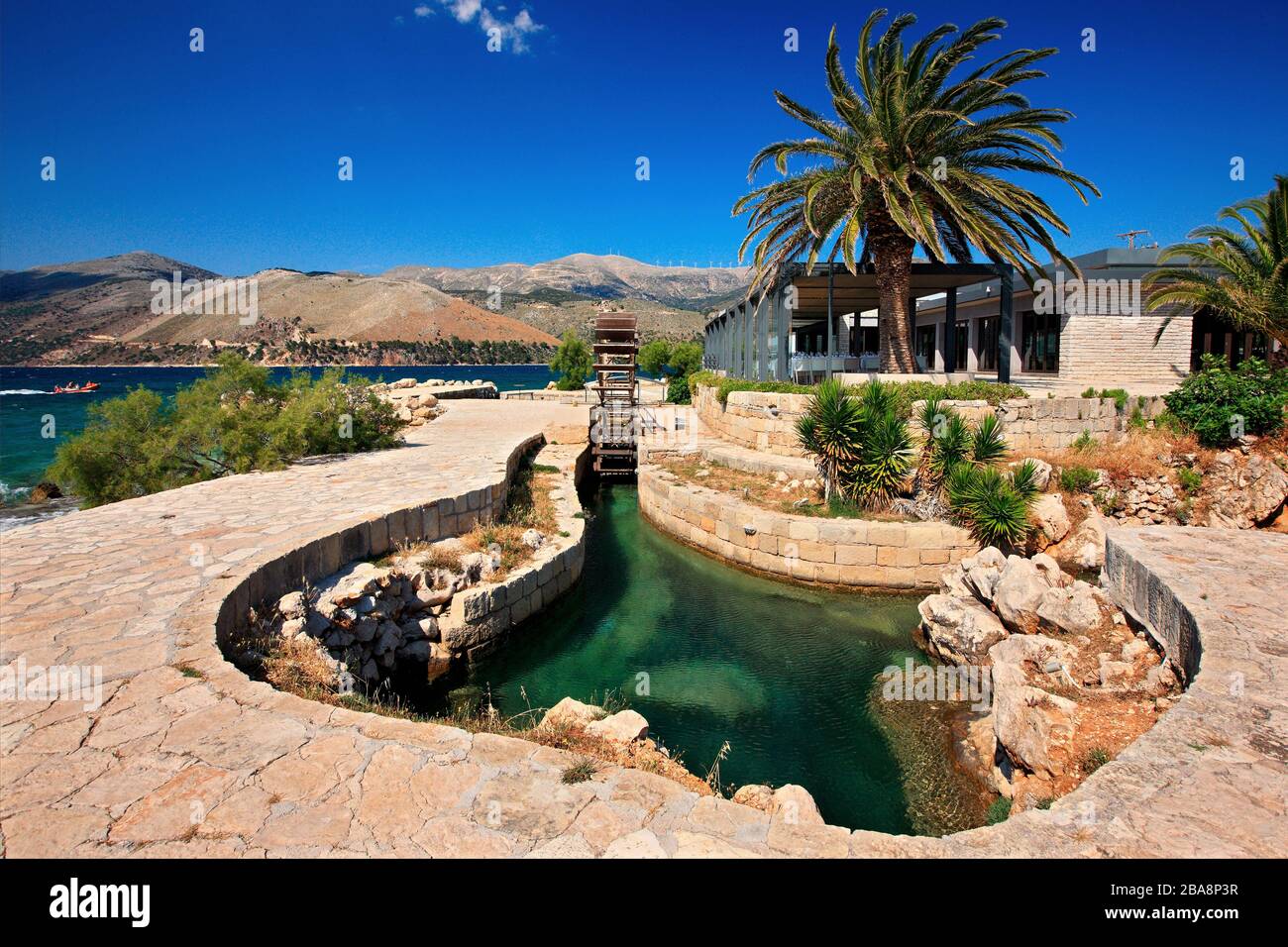 Katavothres, Insel Kefalonia, Ionisches Meer, Griechenland Stockfoto