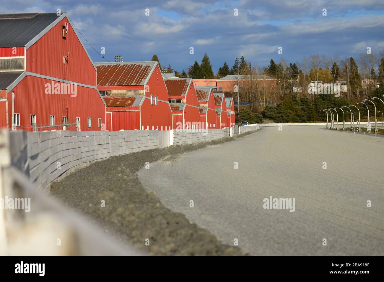 25. März 2020 - Surrey, B.C., Kanada - Fraser Downs Racetrack wird im Elements Casino als inaktiv angesehen. Alle Casinos in der Provinz BC wurden am 16. März von den Provinzgesundheitsbehörden während der COVID-19-Pandemie geschlossen. Foto von Adrian Brown/Sipa USA Stockfoto