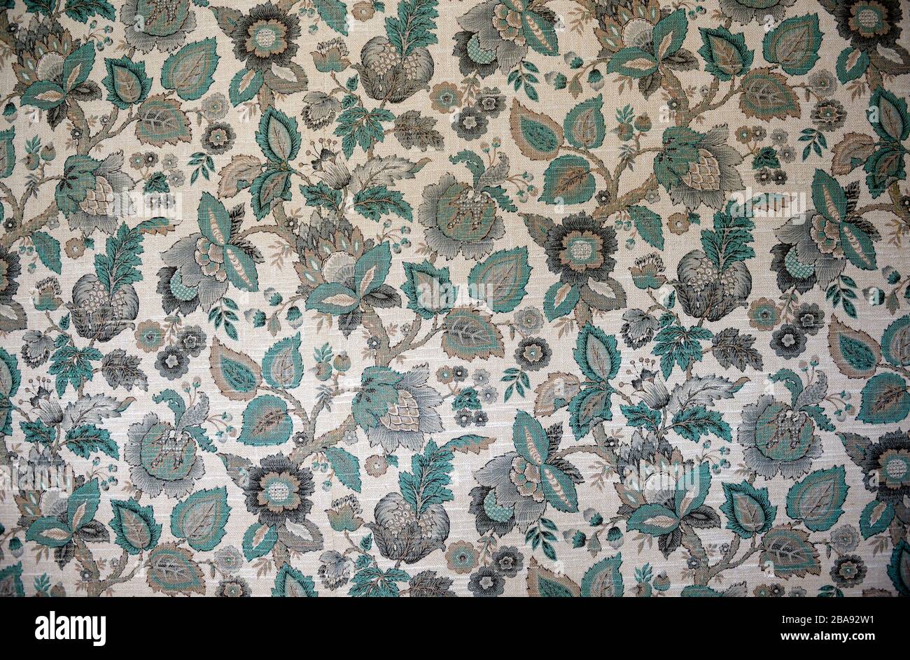 Vintage floralen Muster Tapete Tapisserie. Stockfoto