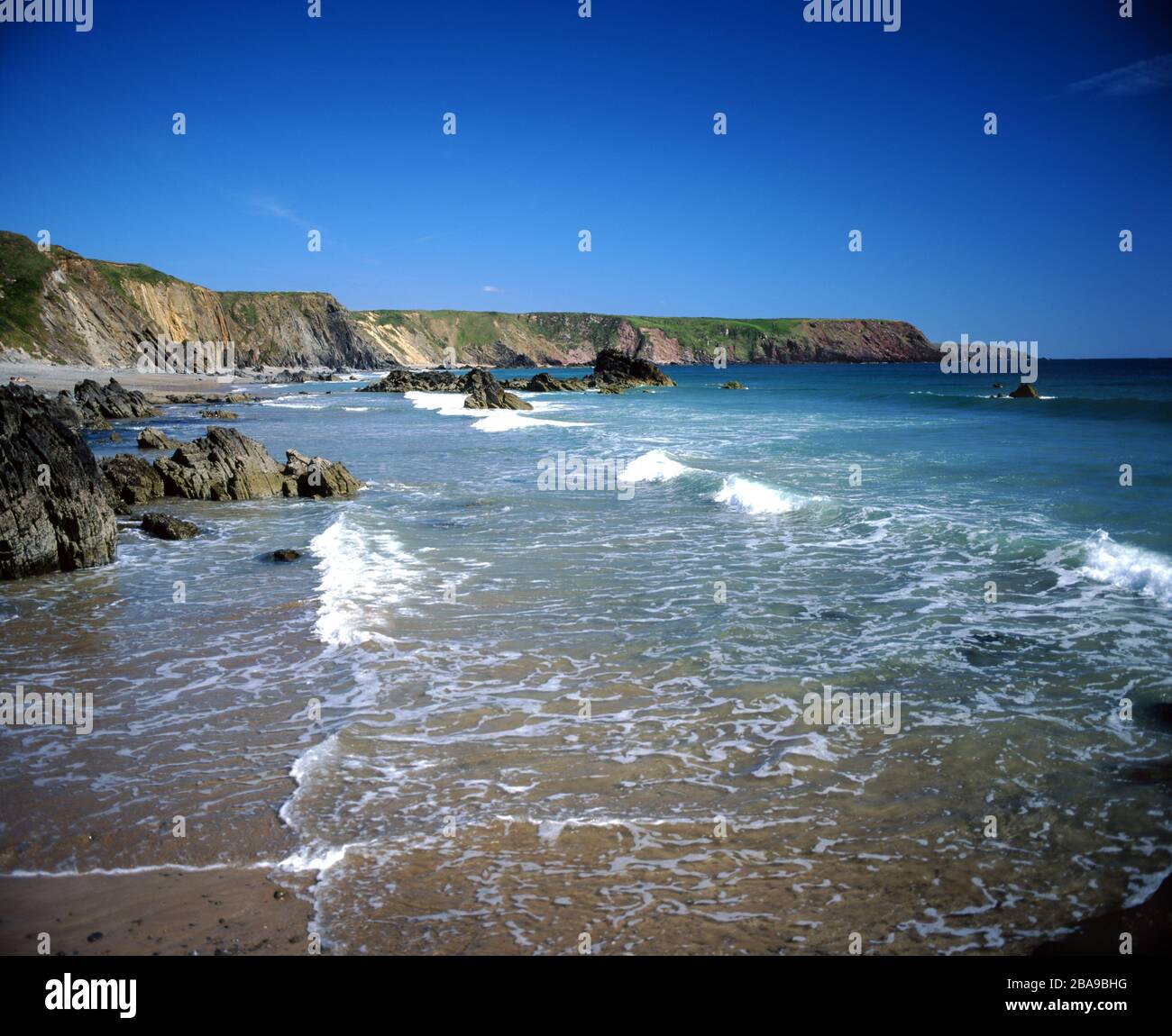 Marloes Sands. Pembrokeshire, Westwales. Stockfoto