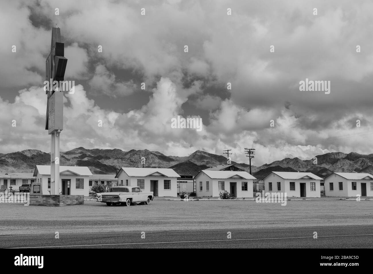 USA, Kalifornien, Mojave-Wüste, Route 66, Amboy Stockfoto