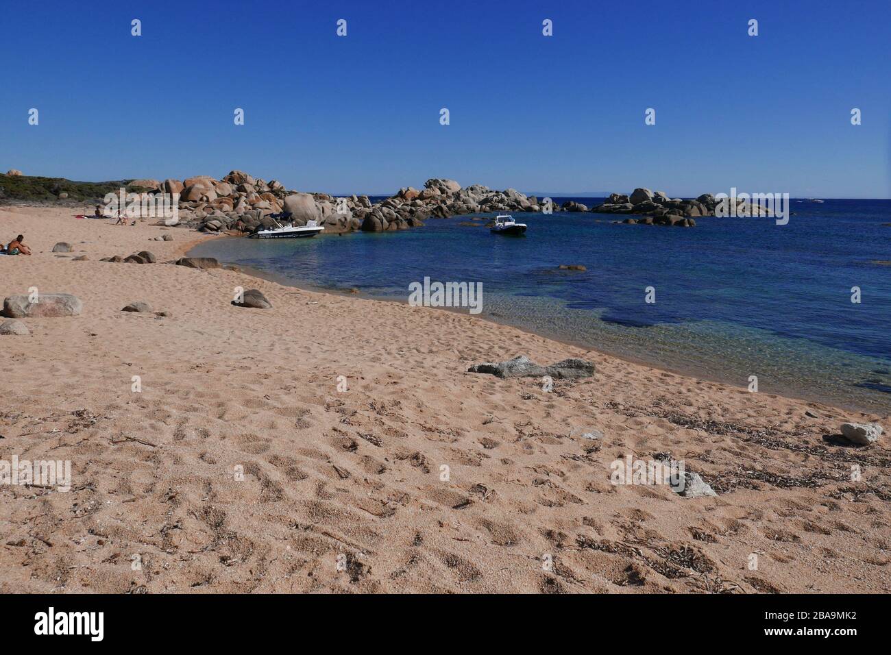 Südkorsika, Urlaub am Wasser auf der Insel Beauty.France Stockfoto