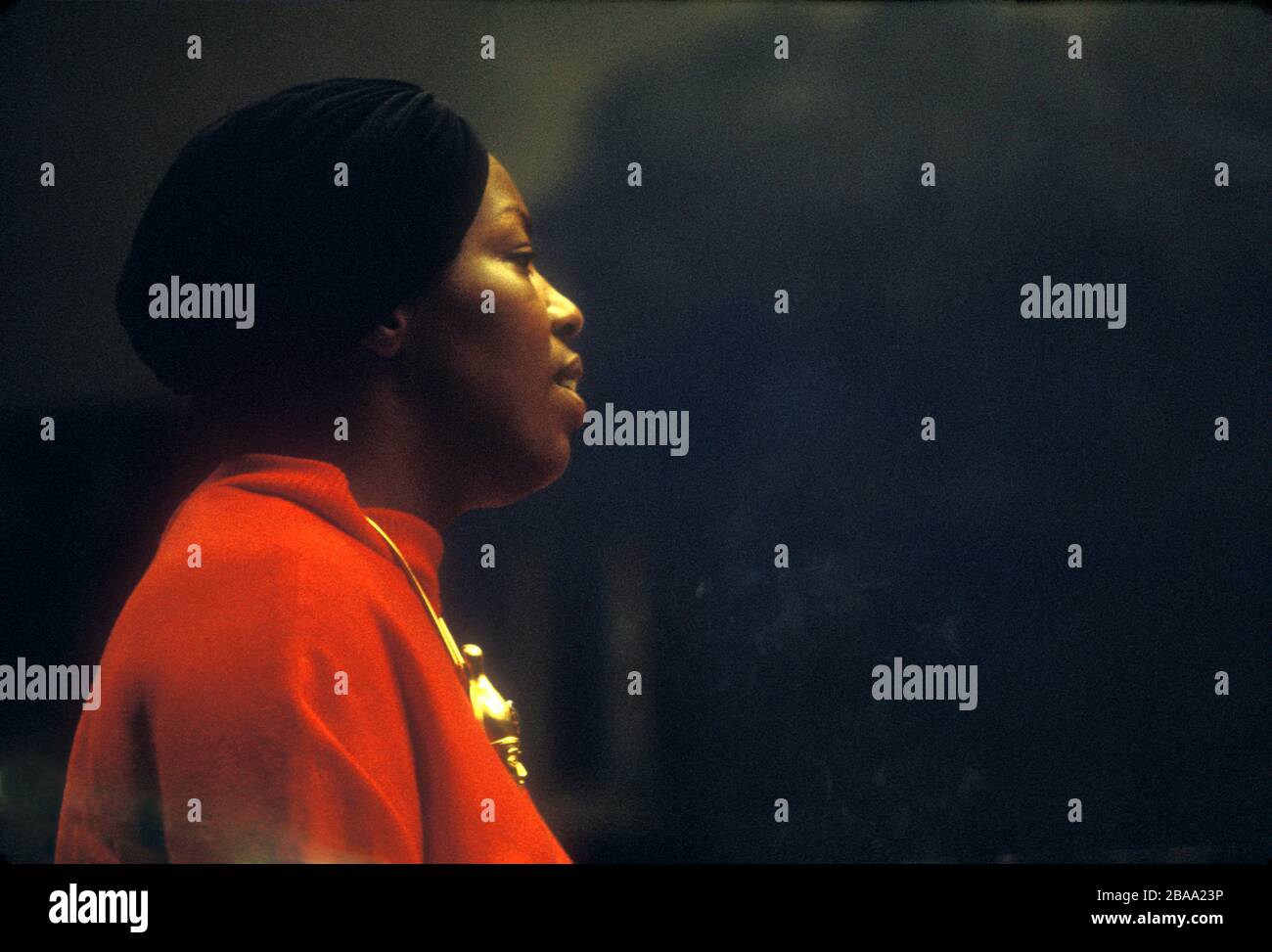 Roberta Flack bei der Probe Seattle Grammy Award Gewinnerin 1973 Stockfoto