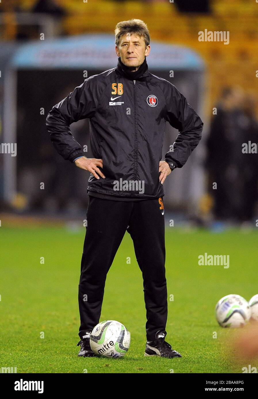 Sergei Baltacha, Haupttrainer der Entwicklungsphase von Charlton Athletic Professional (U17-U18) Stockfoto