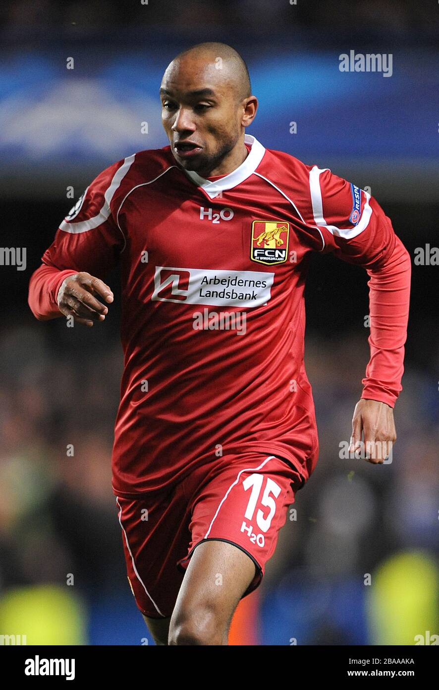 Joshua John, FC Nordsjaelland Stockfoto