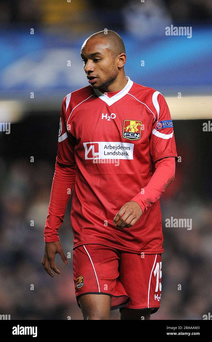 Joshua John, FC Nordsjaelland Stockfoto