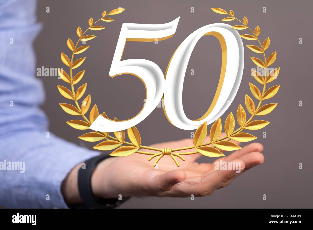 Eine 50 Anniversary 3d Zahlen Poster Vorlage Fur Die Feier 50 Jubilaum Veranstaltung Partei Stockfotografie Alamy
