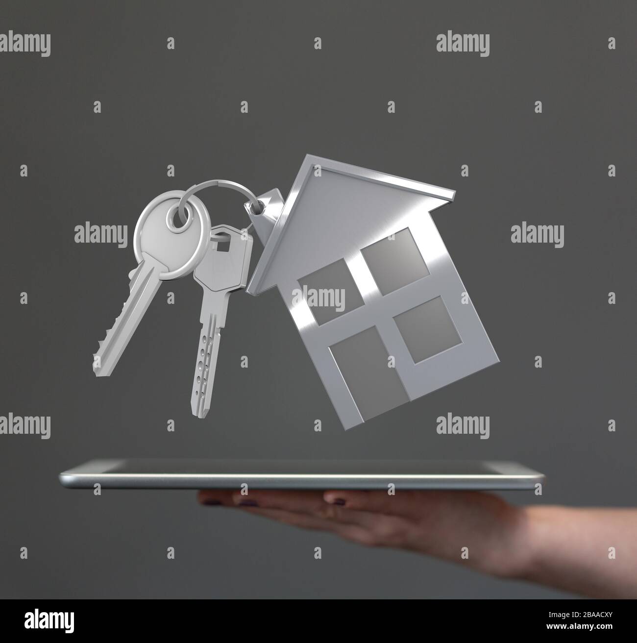 Ein Kaufvertrag für Hauskonzept Stockfoto