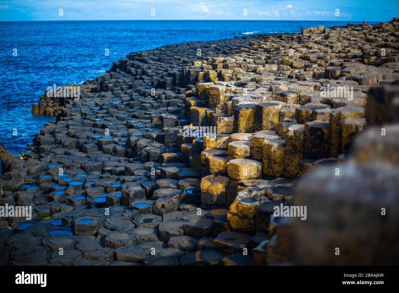 Die UNESCO-Website Giants Causeway, Nordirland, Großbritannien Stockfoto