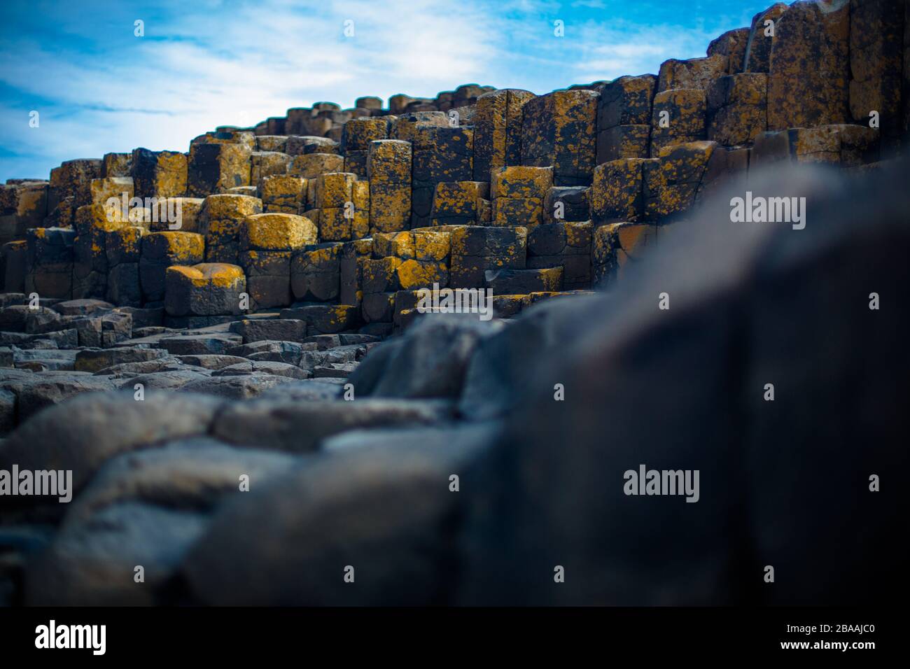 Die UNESCO-Website Giants Causeway, Nordirland, Großbritannien Stockfoto
