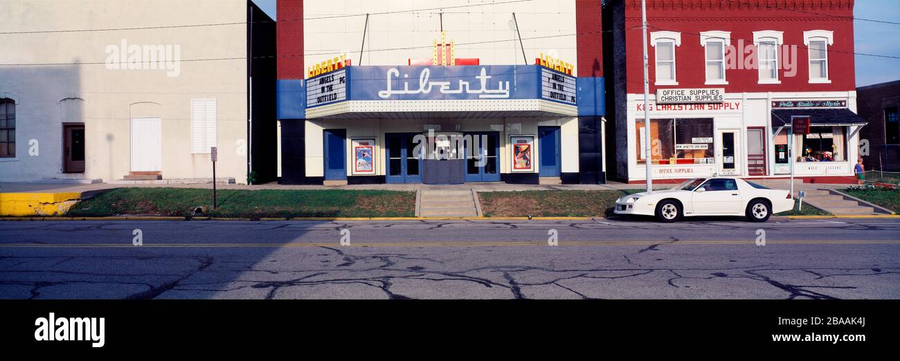 Liberty Theatre, Vandalia, Illinois, USA Stockfoto